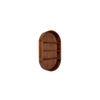 WOODENMOOD Rectangular Wall Rack
