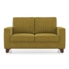 Apollo Neo 2 Seater Fabric Sofa in Olive Green Colour (Back Height : Regular, Cushion Type : Soft)