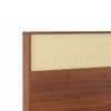 Kaarya Engineered Wood King Size Bed With Box Storage in Wheat Brown Walnut Finish