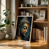 The Castle Decor Lord Buddha Wall Painting Framed Artwork 20x30 Inch Style 3
