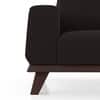 Granada Premium 3 Seater Fabric Sofa in Deep Brown Velvet Colour
