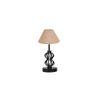 Kaylani Beige Jute Table lamp with Iron Base