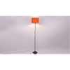 Lulu Orange Cotton shade with Iron floor lamp