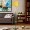 Devansh Wood & Metal Floor Lamp