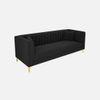 Tuxedo Fabric Sofa (Black)