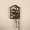 Octavius Wooden Wall Shelf Organiser With Key Holders