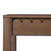 Indiana Scalloped Edge Solid Wood Console Table Modern Design