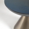 Ava Glass Coffee Table In Brass Finish