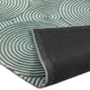 Presto Blue Geometric Hand Tufted Wool Carpet 8X10 Feet