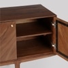 Noah Solid Wood Sideboard in Brown Colour