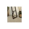 Angular Beige Jute Floor Lamp with Beige Jute Base