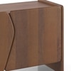 Koro Solid Wood TV Cabinet In Amber Walnut Finish