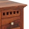 Fidora Solid Wood Study Table in Honey Finish