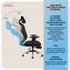 Kepler Brooks Marvel Pro HB Office Desk Chair in Black Colour