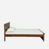 Zvya Solid Wood King  Size Bed Without Storage (Provincial Teak Finish)