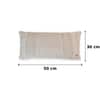 Kennedy Linen Cotton Knitted Decorative Cushion Cover 12 x 20 Inches