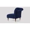 Tybalt Accent chair Velvet in Navy Blue Color