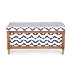 Harper Trunk Zig Zag Blue Stripes