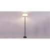 Wendy Multicolour Fabric Floor Lamp with Black Iron Base
