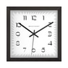 Contemporary Dial Wooden Square Wall Clock