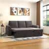 Kowloon Sectional Sofa Cum Bed with Storage Colour Urban grey premium chenille