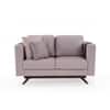 Rubik 2 Seater Fabric Sofa in Smokey Taupe Colour