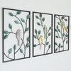 W-Banko Abstract Metal Wall Decor in Multicolor Set of 3