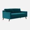 Reiti Velvet 2 Seater Sofa Teal in Blue Colour