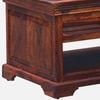Sheesham Wood Coffee Table In Scratch Resistant Honey Oak Finish
