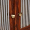 Akira Sheesham Wood Book Case Cum Crockery Unit  In Honey Oak  Finish