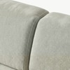 Sophisticated Wood Right Aligned 2-Seater With Upholstery Non Storage Sofa In Grey Colour