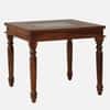 Rangrez Sheesham Wood 4 Seater Dining Set in Honey Oak Finish with Cushioned Chairs