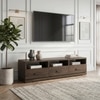 Carmond Solid Wood TV Unit in Danish Walnut Finish
