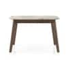 Lunar Grey Mirage Stone 4 Seater Dining Table In Grey Mirage Finish
