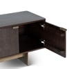 Sculpt Solid Wood TV Unit in Brown Colour