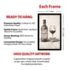 The Castle Decor Vintage Kitchen Wall Art Set of 3 12x18 Inch