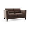 Lewis Sofa Set (Colour : Daschund Brown, Cushion : Soft, Seater : 3+2+1)