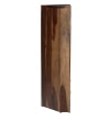 Corner Solid Wood  Bookshelf in Provincial Teak Finish