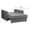 Flycon Pull Out Sofa cum Bed in Grey Colour