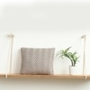 Elsa Oatmeal Cotton Knitted Cushion Cover 16X16  Inches