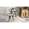 Warli Chitra Round Nesting Tables with Wooden Legs, Side Tables, Wooden Tables, Living Room Decor by A Tiny Mistake