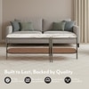 Paloma Rectangular Marble Coffee Table in Pluto Spanish Ceramic Finish