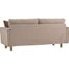 Scandinavian Nexon Three Seater Sofa Natural Wood Finish