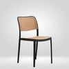 Kepler Brooks Zen Cafeteria Dining Chair in Black Colour