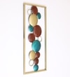 Bubbles Abstract Metal Wall Decor in Multicolor Set of 1