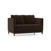 Florence Premium 2 Seater Fabric Sofa in Dark Earth Colour
