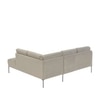 Modernelegance Wood Right Aligned 3-Seater With Upholstery Non Storage Sofa In Grey Colour