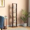Babylon Solid Wood Bookshelf in Walnut Finish