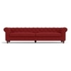 Winchester Premium 4 Seater Fabric Sofa in Salsa Red Colour