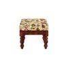 Zoya Solid Wood  Ottomon in  Multicolor Colour